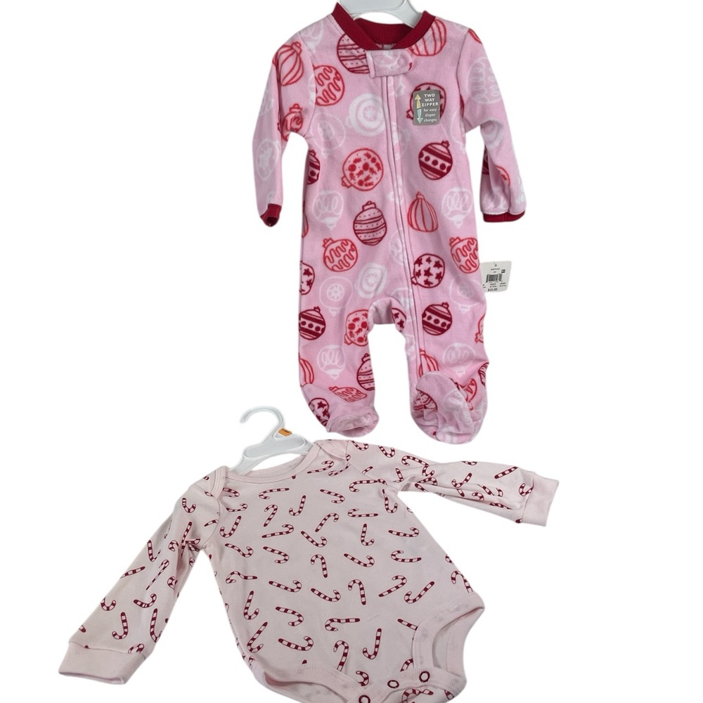Falls Creek Christmas Pajamas 3-6 months old -‎ NWT
